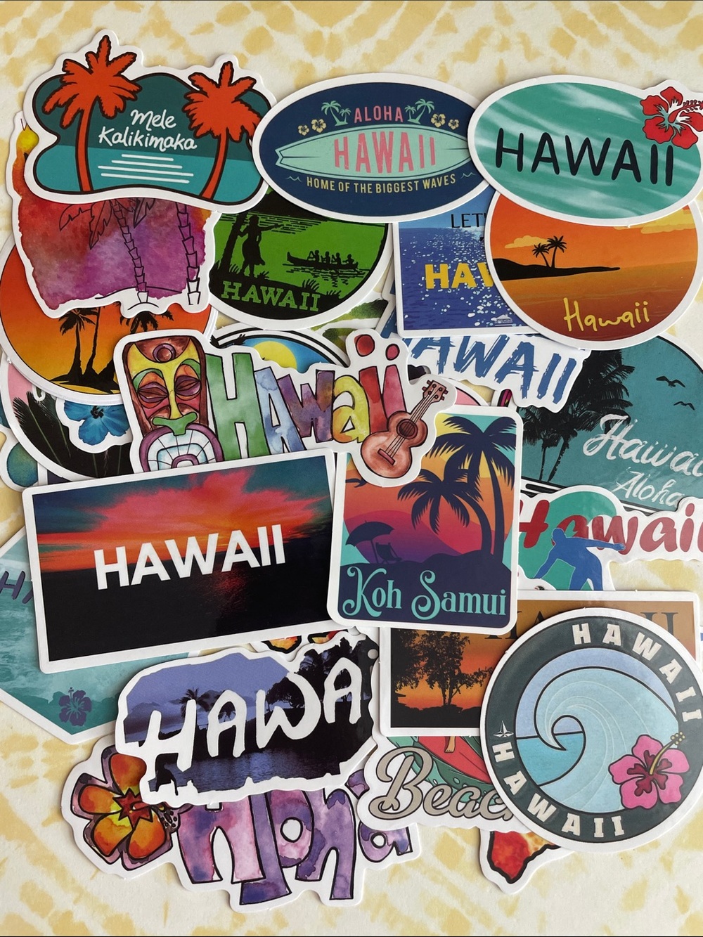 Hawaii Sticker Pack of 30
